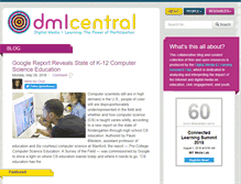 Tablet Screenshot of dmlcentral.net